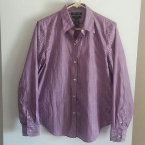 Ladies Ralph Lauren Non-Iron Button Down Sz. L